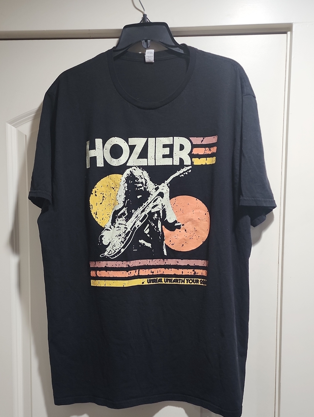 Hozier Unreal Unearth 2024 Tour Tee 2XL Black Concert Shirt